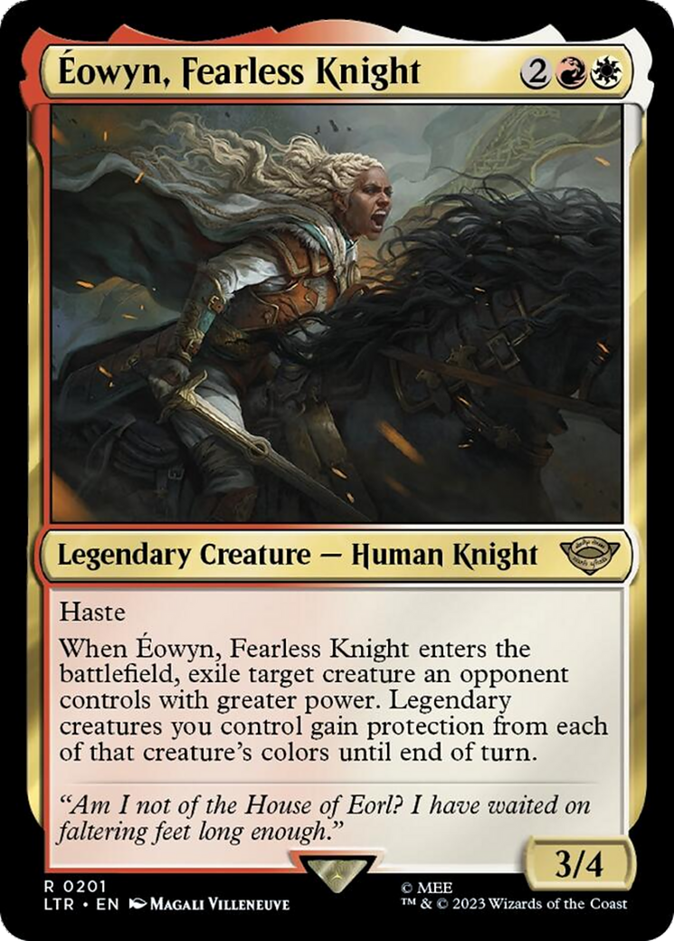 Eowyn, Fearless Knight [The Lord of the Rings: Tales of Middle-Earth] | Jomio and Rueliete's Cards and Comics