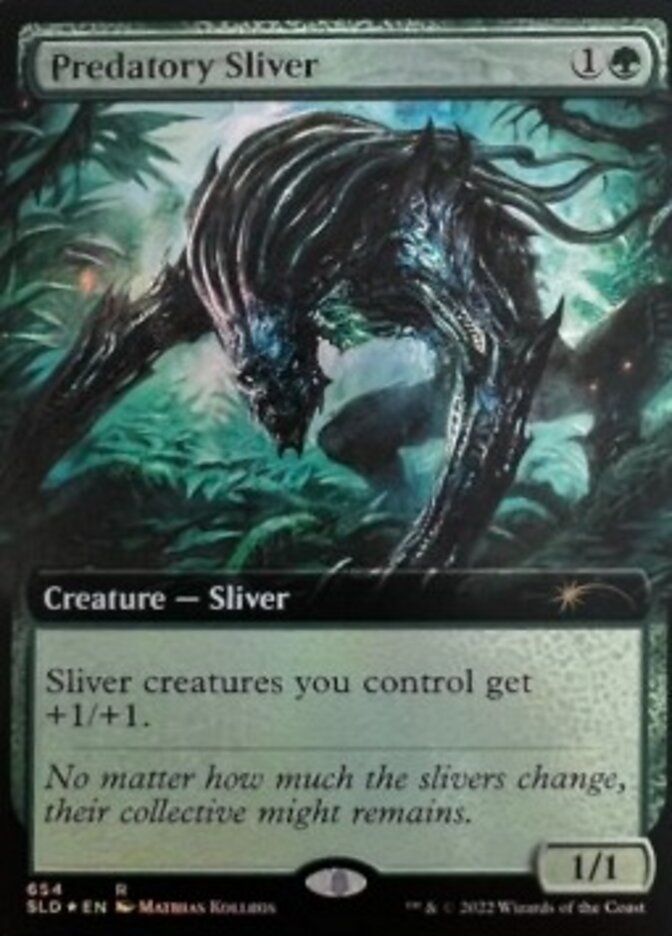 Predatory Sliver (Extended Art) [Secret Lair Drop Promos] | Jomio and Rueliete's Cards and Comics
