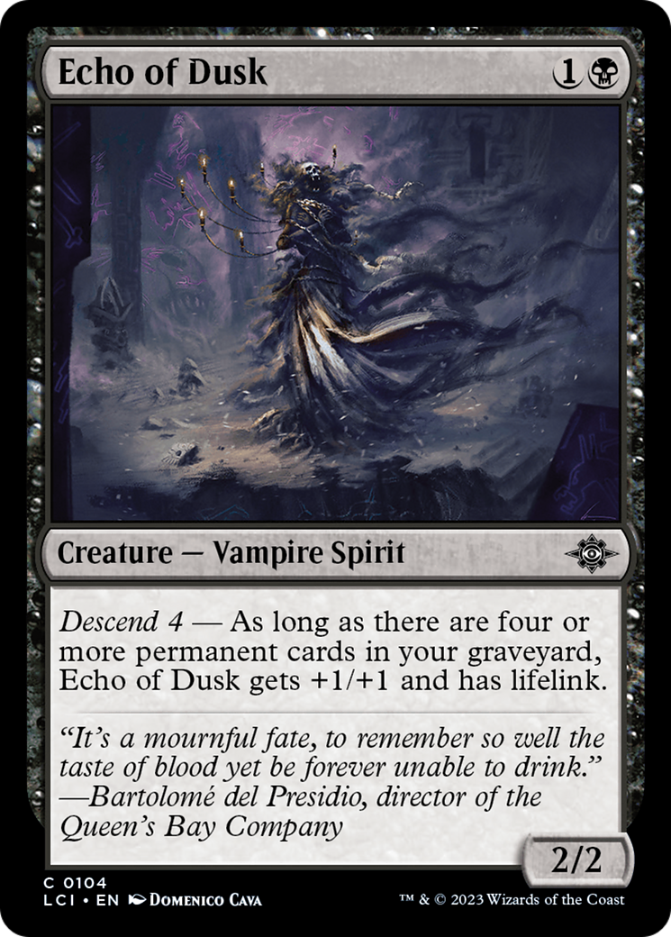 Echo of Dusk [The Lost Caverns of Ixalan] | Jomio and Rueliete's Cards and Comics