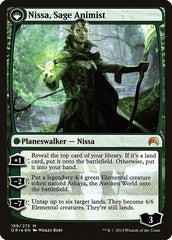 Nissa, Vastwood Seer // Nissa, Sage Animist [Magic Origins Prerelease Promos] | Jomio and Rueliete's Cards and Comics