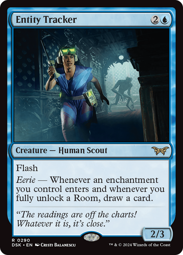 Entity Tracker (0290) [Duskmourn: House of Horror] | Jomio and Rueliete's Cards and Comics