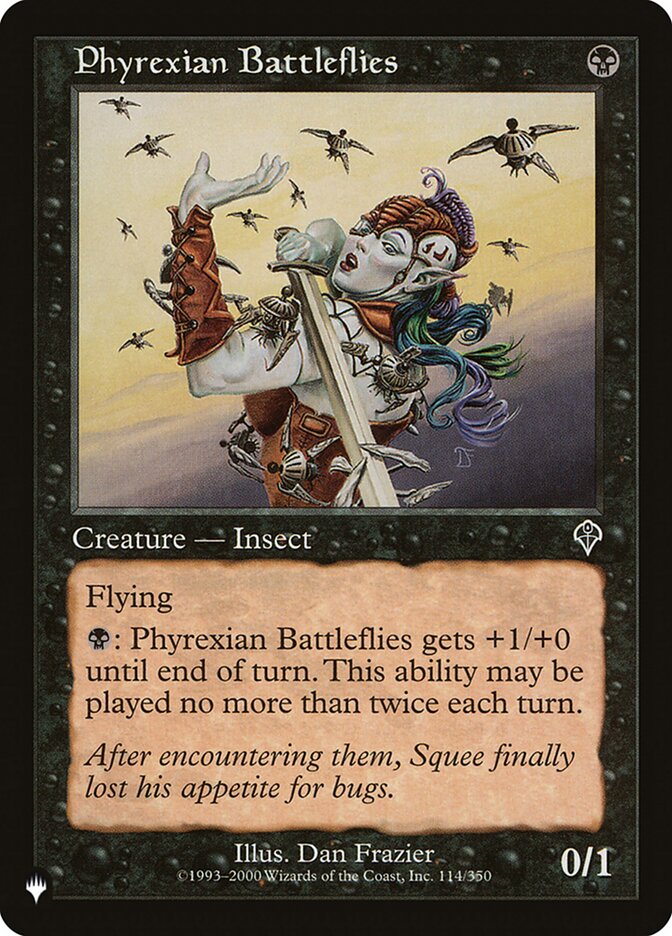 Phyrexian Battleflies [The List] | Jomio and Rueliete's Cards and Comics