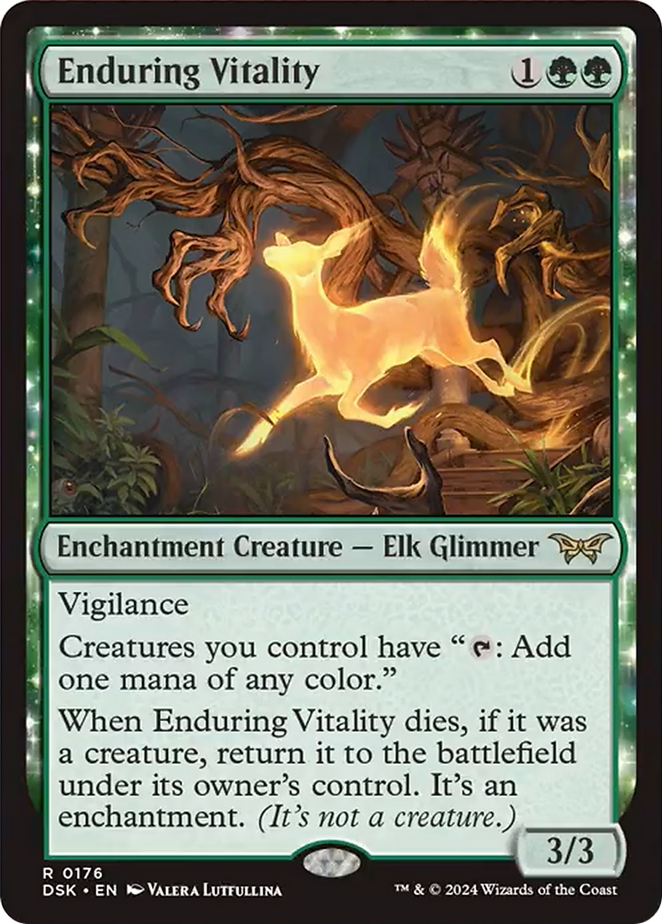 Enduring Vitality [Duskmourn: House of Horror] | Jomio and Rueliete's Cards and Comics
