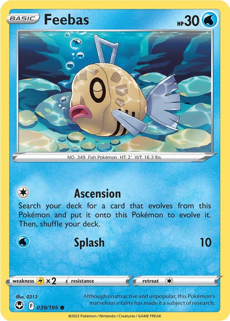 Feebas (039/195) [Sword & Shield: Silver Tempest] | Jomio and Rueliete's Cards and Comics