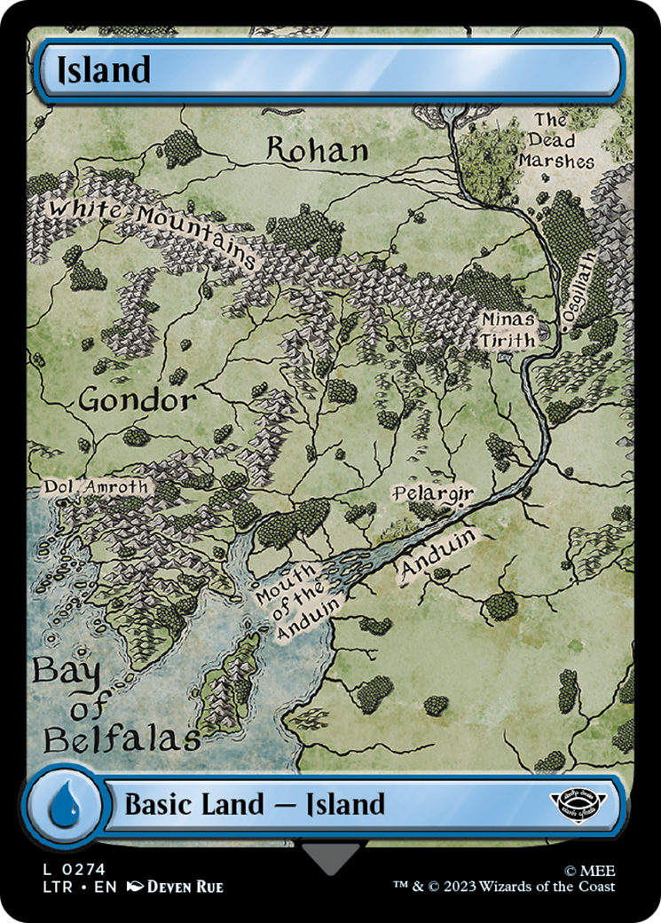 Island (274) [The Lord of the Rings: Tales of Middle-Earth] | Jomio and Rueliete's Cards and Comics