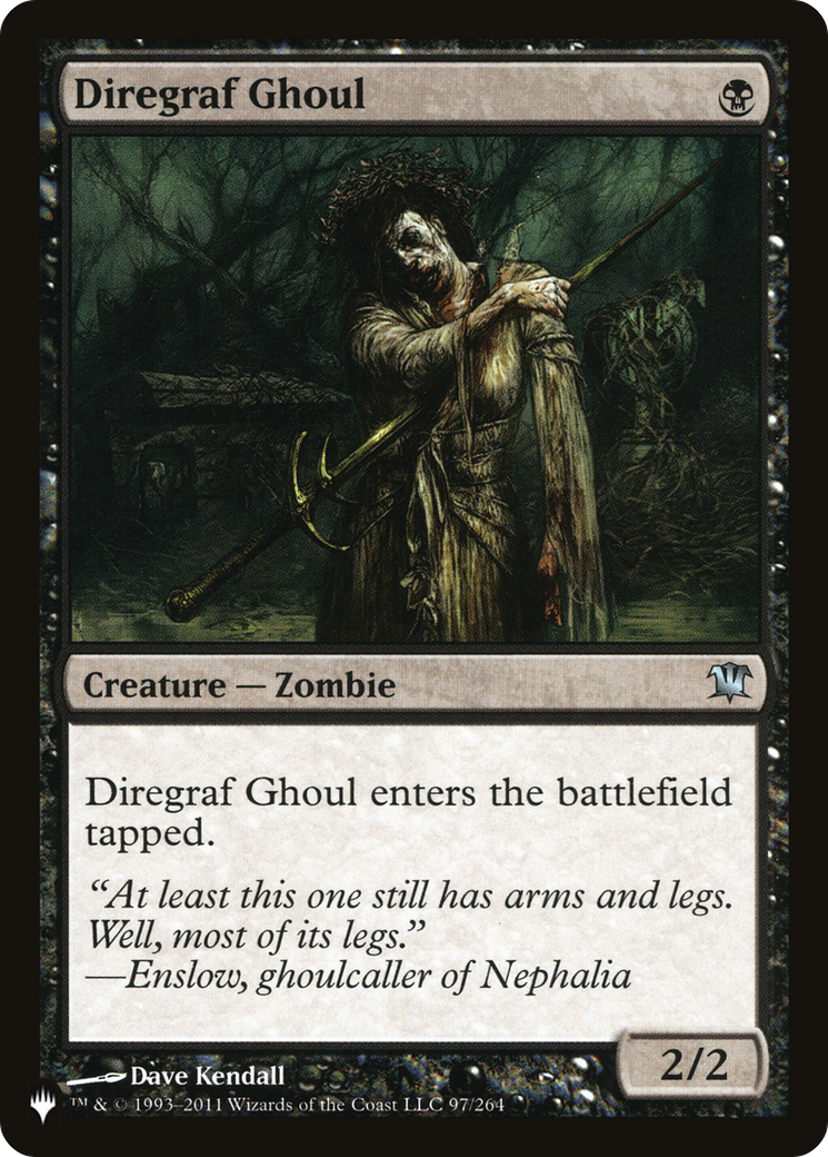Diregraf Ghoul [The List] | Jomio and Rueliete's Cards and Comics