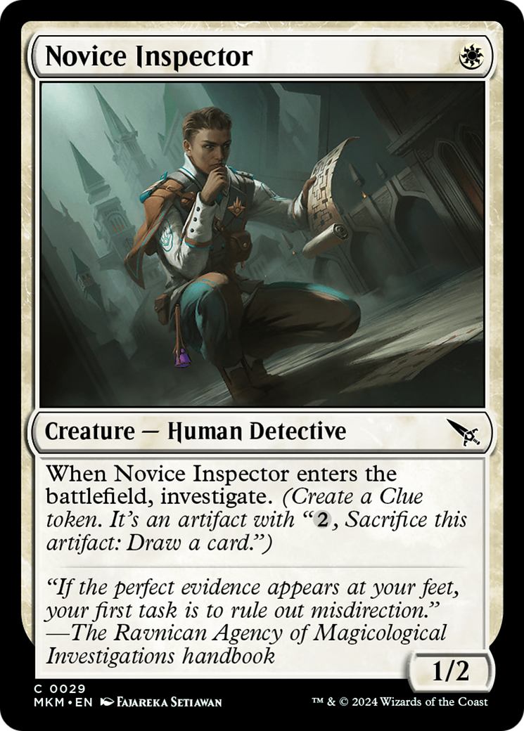 Novice Inspector [Murders at Karlov Manor] | Jomio and Rueliete's Cards and Comics