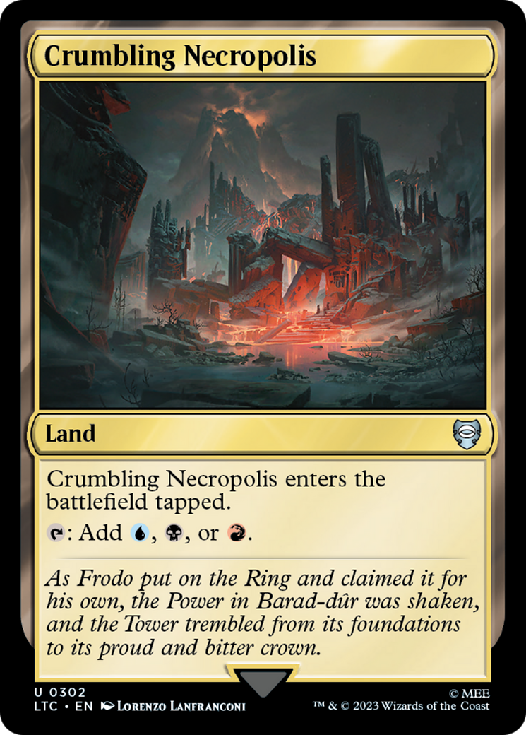 Crumbling Necropolis [The Lord of the Rings: Tales of Middle-Earth Commander] | Jomio and Rueliete's Cards and Comics