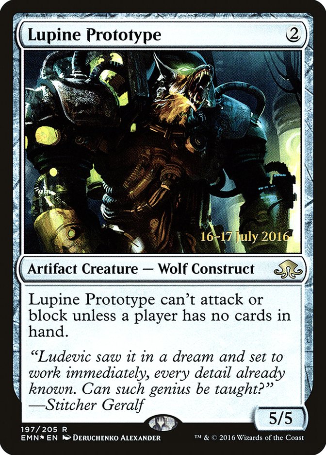 Lupine Prototype [Eldritch Moon Prerelease Promos] | Jomio and Rueliete's Cards and Comics