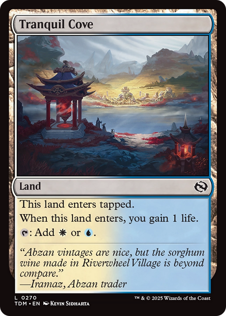 Tranquil Cove [Tarkir: Dragonstorm] | Jomio and Rueliete's Cards and Comics