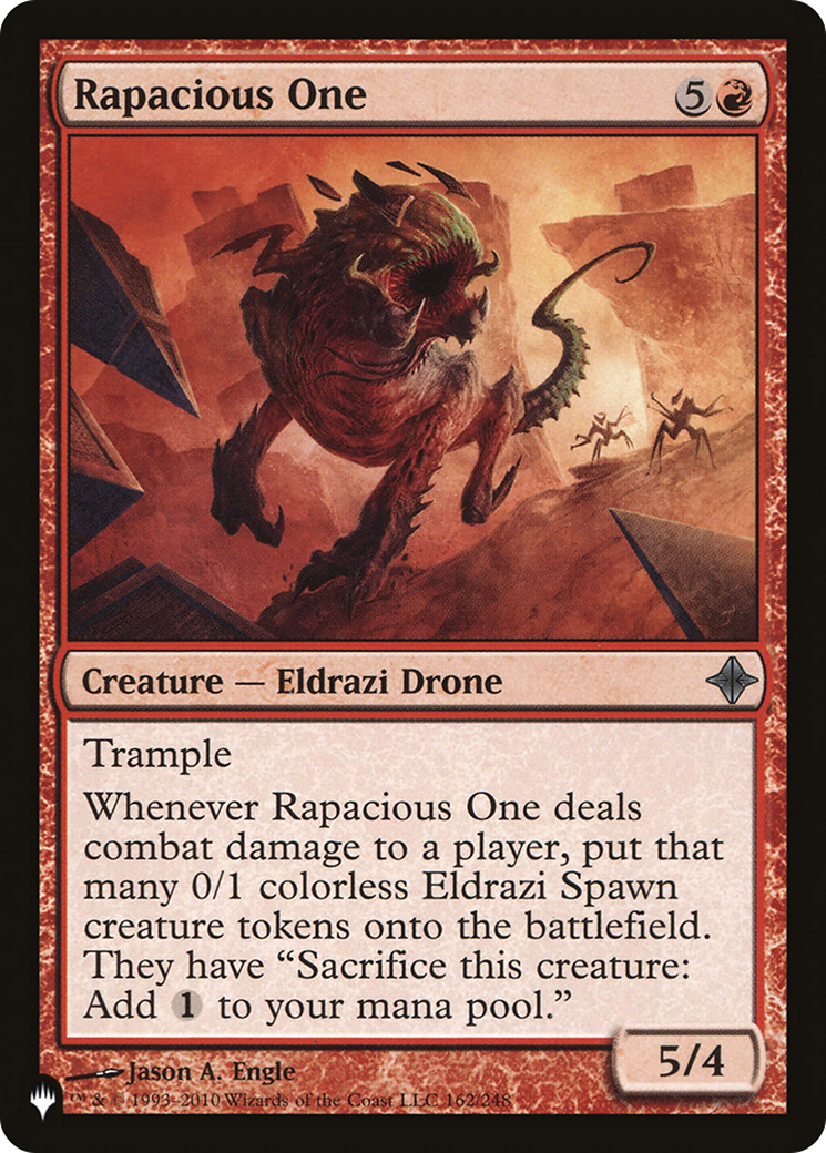 Rapacious One [The List] | Jomio and Rueliete's Cards and Comics