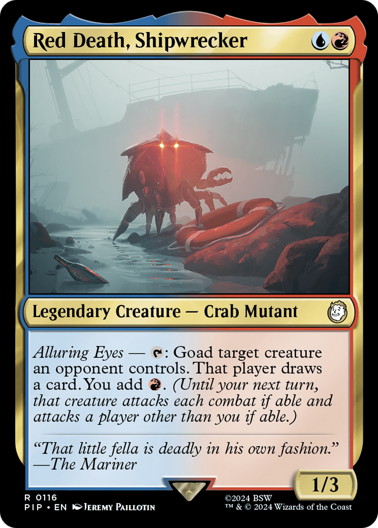 Red Death, Shipwrecker [Fallout] | Jomio and Rueliete's Cards and Comics