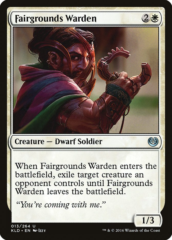 Fairgrounds Warden [Kaladesh] | Jomio and Rueliete's Cards and Comics