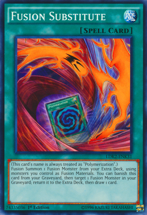 Fusion Substitute [LDK2-ENK31] Common | Jomio and Rueliete's Cards and Comics