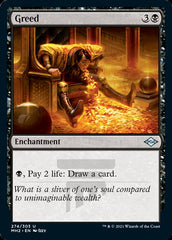 Greed [Modern Horizons 2] | Jomio and Rueliete's Cards and Comics