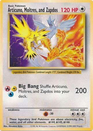 Articuno, Moltres, and Zapdos (Jumbo Card) [Miscellaneous Cards] | Jomio and Rueliete's Cards and Comics