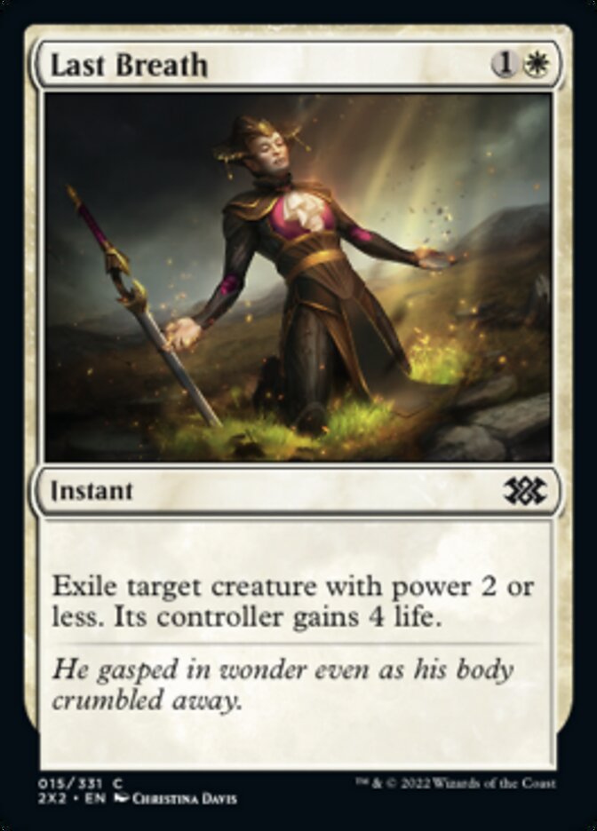 Last Breath [Double Masters 2022] | Jomio and Rueliete's Cards and Comics