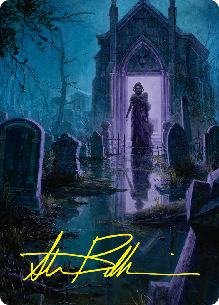 Swamp Art Card (23/54) (Gold-Stamped Signature) [Foundations Art Series] | Jomio and Rueliete's Cards and Comics
