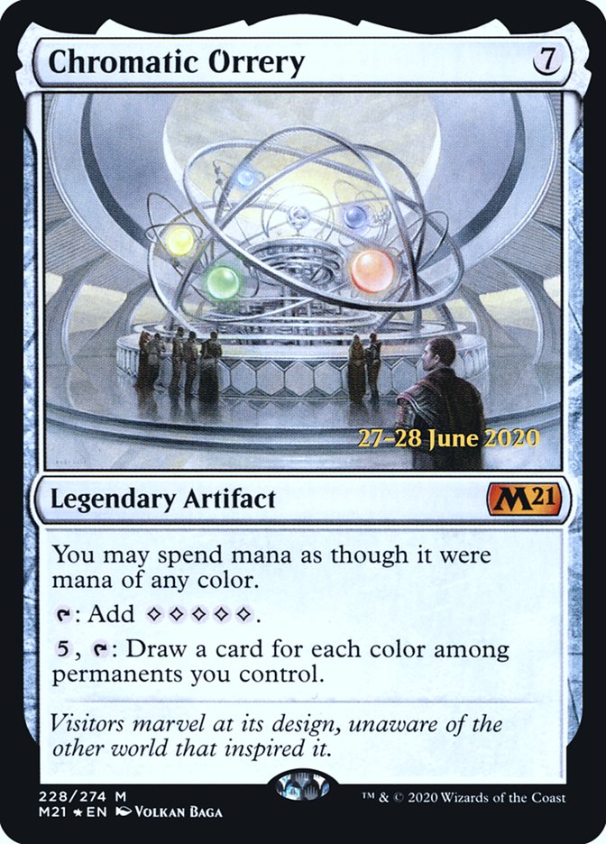 Chromatic Orrery [Core Set 2021 Prerelease Promos] | Jomio and Rueliete's Cards and Comics