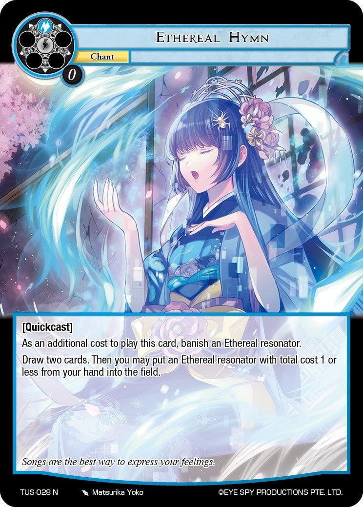 Ethereal Hymn (TUS-028 N) [The Underworld of Secrets] | Jomio and Rueliete's Cards and Comics