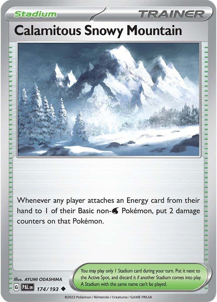 Calamitous Snowy Mountain (174/193) [Scarlet & Violet: Paldea Evolved] | Jomio and Rueliete's Cards and Comics