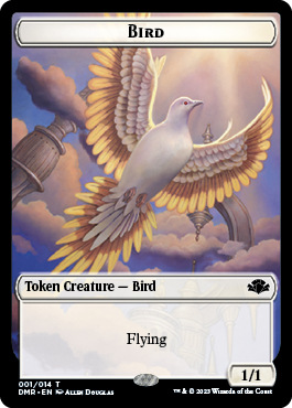 Bird Token [Dominaria Remastered Tokens] | Jomio and Rueliete's Cards and Comics
