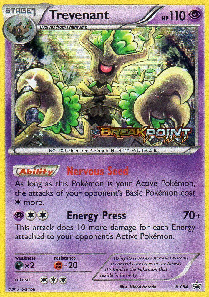 Trevenant (XY94) (Prerelease) [XY: Black Star Promos] | Jomio and Rueliete's Cards and Comics