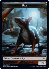Rat // Food (16) Double-Sided Token [Throne of Eldraine Tokens] | Jomio and Rueliete's Cards and Comics
