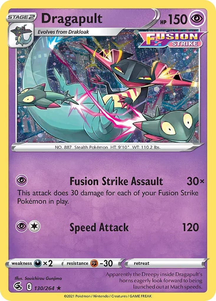 Dragapult (130/264) (Cosmos Holo) [Sword & Shield: Fusion Strike] | Jomio and Rueliete's Cards and Comics