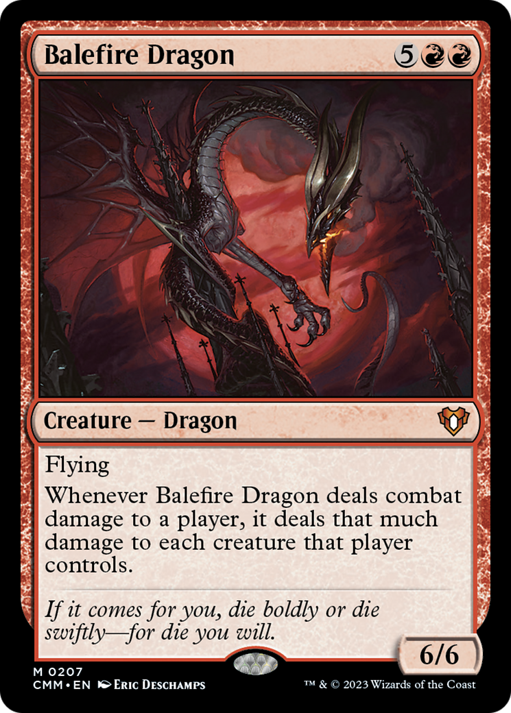 Balefire Dragon [Commander Masters] | Jomio and Rueliete's Cards and Comics