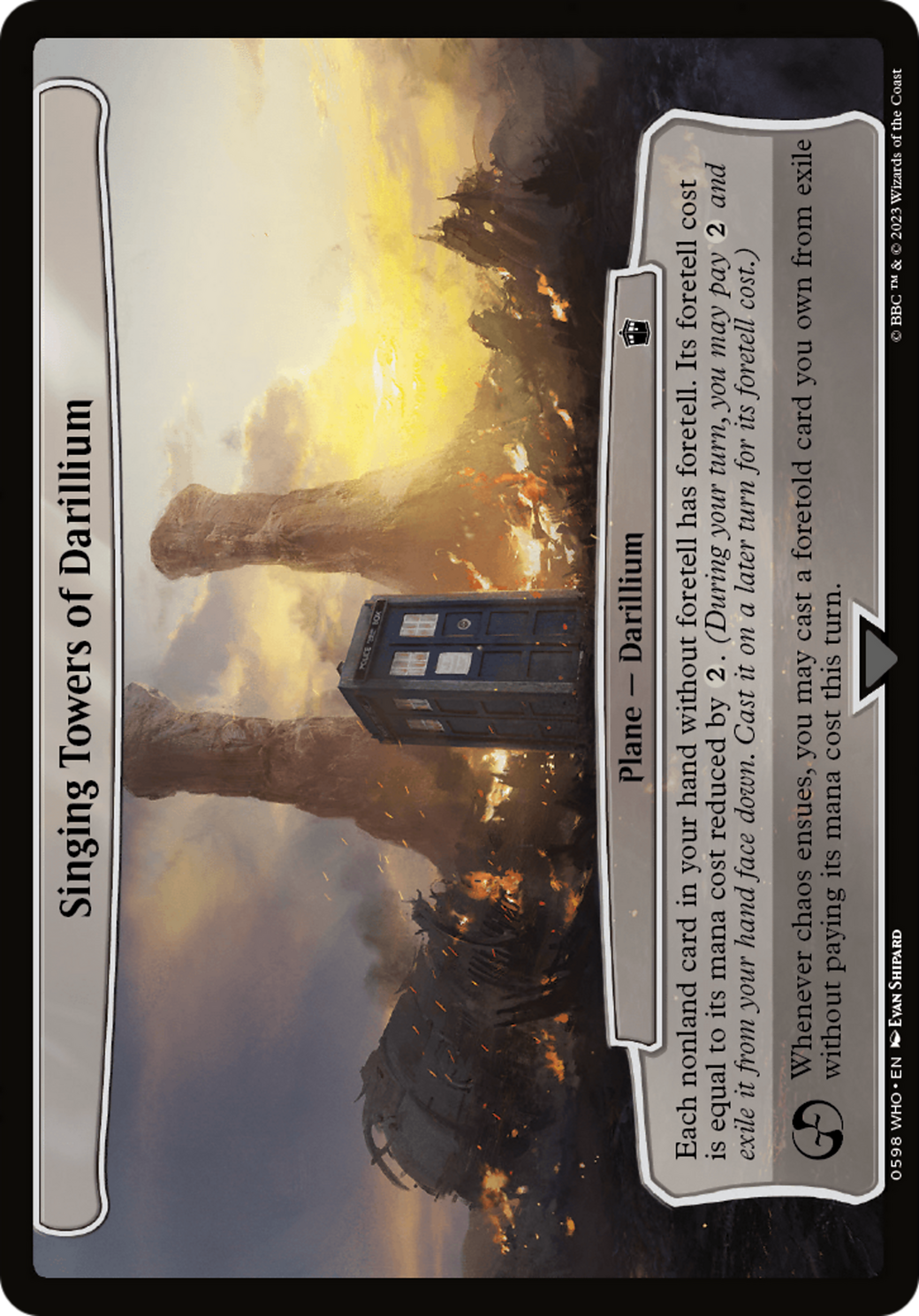 Singing Towers of Darillium [Doctor Who] | Jomio and Rueliete's Cards and Comics