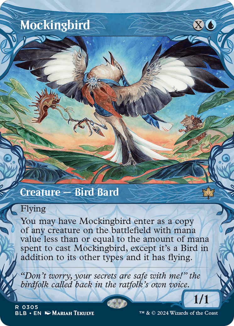 Mockingbird (Showcase) [Bloomburrow] | Jomio and Rueliete's Cards and Comics