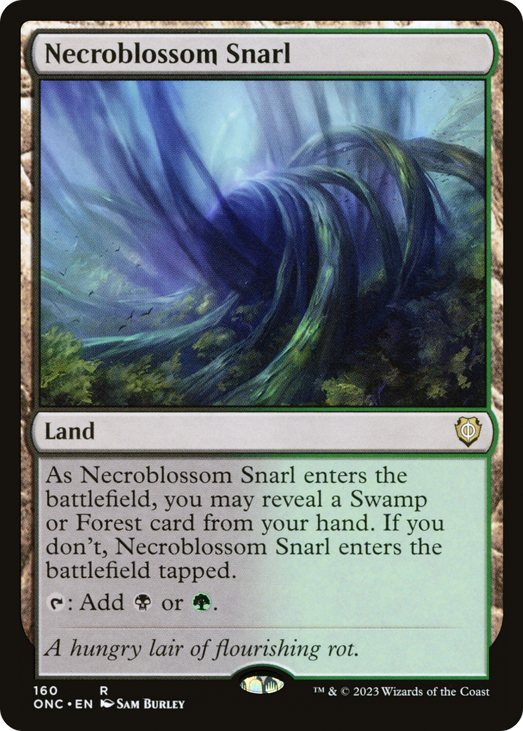 Necroblossom Snarl [Phyrexia: All Will Be One Commander] | Jomio and Rueliete's Cards and Comics