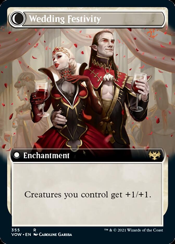 Wedding Announcement // Wedding Festivity (Extended Art) [Innistrad: Crimson Vow] | Jomio and Rueliete's Cards and Comics