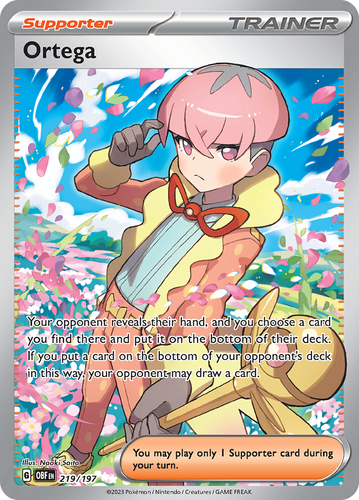 Ortega (219/197) [Scarlet & Violet: Obsidian Flames] | Jomio and Rueliete's Cards and Comics