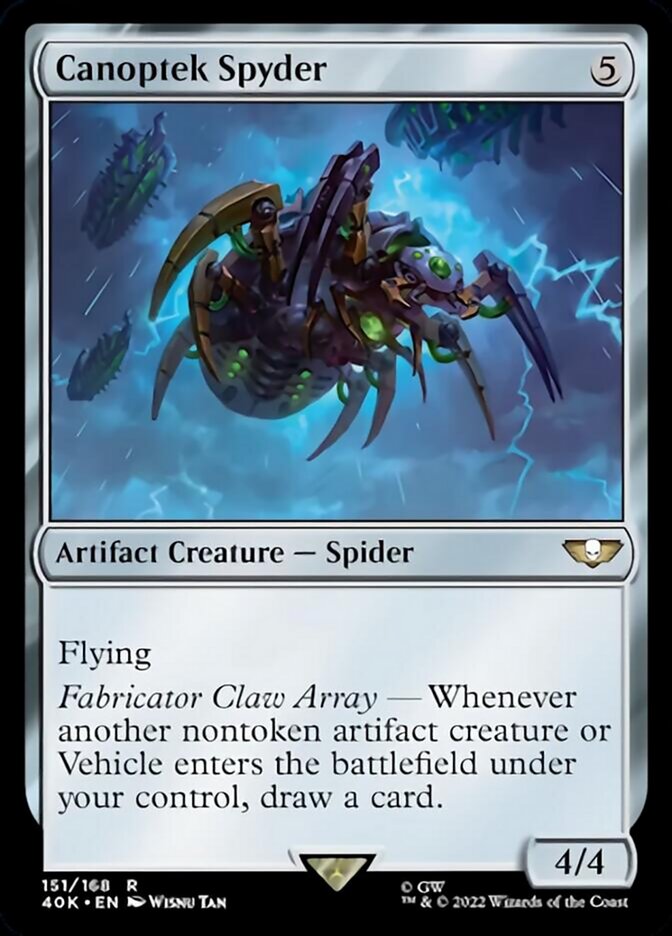 Canoptek Spyder (Surge Foil) [Warhammer 40,000] | Jomio and Rueliete's Cards and Comics