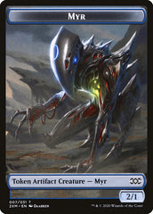 Eldrazi Spawn // Myr (007) Double-Sided Token [Double Masters Tokens] | Jomio and Rueliete's Cards and Comics