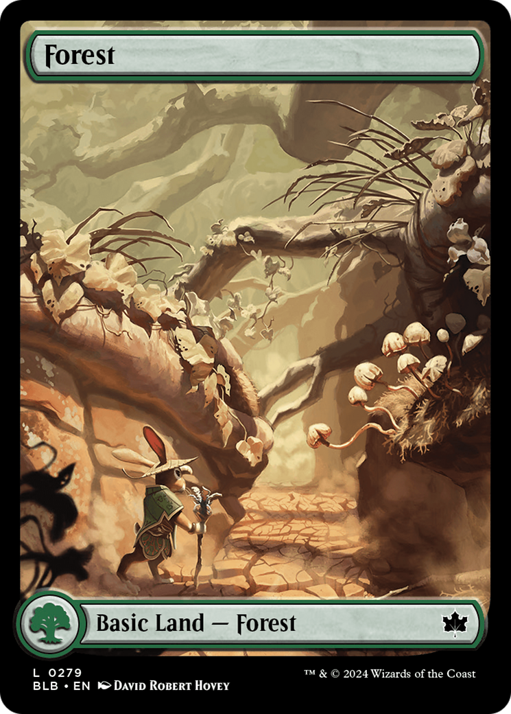 Forest (0279) [Bloomburrow] | Jomio and Rueliete's Cards and Comics
