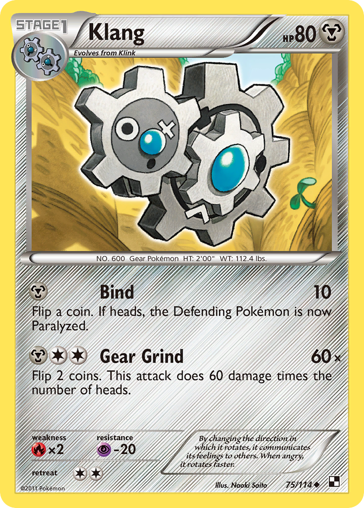 Klang (75/114) [Black & White: Base Set] | Jomio and Rueliete's Cards and Comics