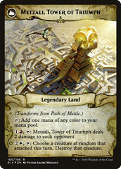 Path of Mettle // Metzali, Tower of Triumph [Rivals of Ixalan Prerelease Promos] | Jomio and Rueliete's Cards and Comics