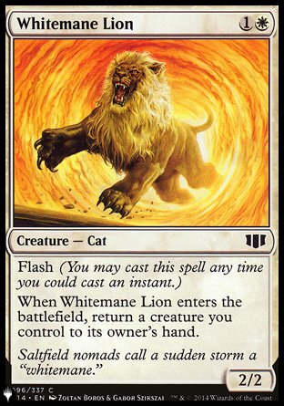 Whitemane Lion [The List] | Jomio and Rueliete's Cards and Comics