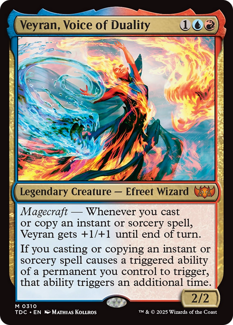 Veyran, Voice of Duality [Tarkir: Dragonstorm Commander] | Jomio and Rueliete's Cards and Comics