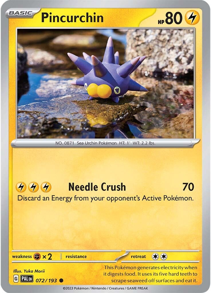 Pincurchin (072/193) [Scarlet & Violet: Paldea Evolved] | Jomio and Rueliete's Cards and Comics