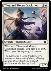 Thousand Moons Crackshot [The Lost Caverns of Ixalan] | Jomio and Rueliete's Cards and Comics