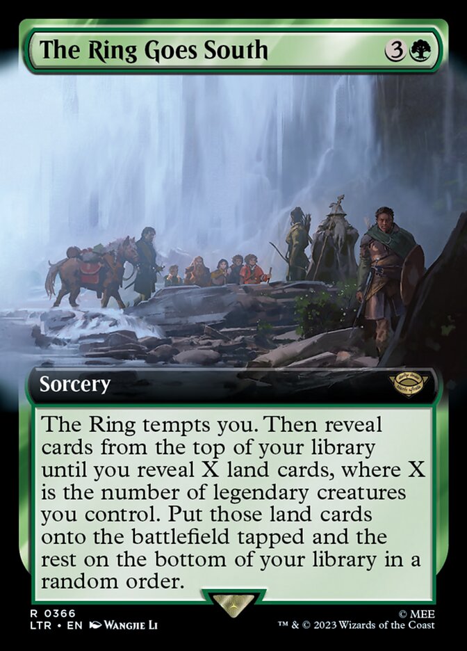 The Ring Goes South (Extended Art) [The Lord of the Rings: Tales of Middle-Earth] | Jomio and Rueliete's Cards and Comics