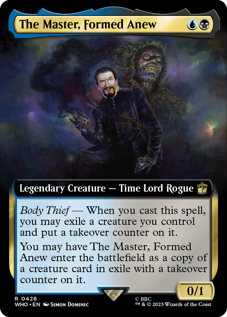 The Master, Formed Anew (Extended Art) [Doctor Who] | Jomio and Rueliete's Cards and Comics