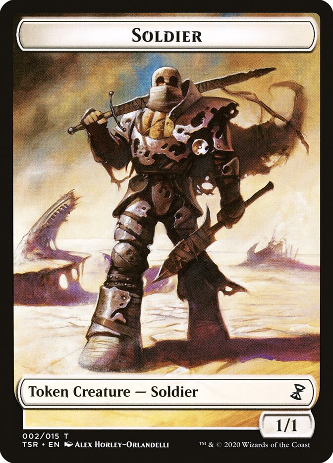 Soldier Token [Time Spiral Remastered Tokens] | Jomio and Rueliete's Cards and Comics