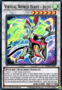 Virtual World Beast - Jiujiu [PHRA-EN097] Super Rare | Jomio and Rueliete's Cards and Comics