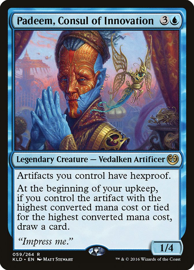 Padeem, Consul of Innovation [Kaladesh] | Jomio and Rueliete's Cards and Comics