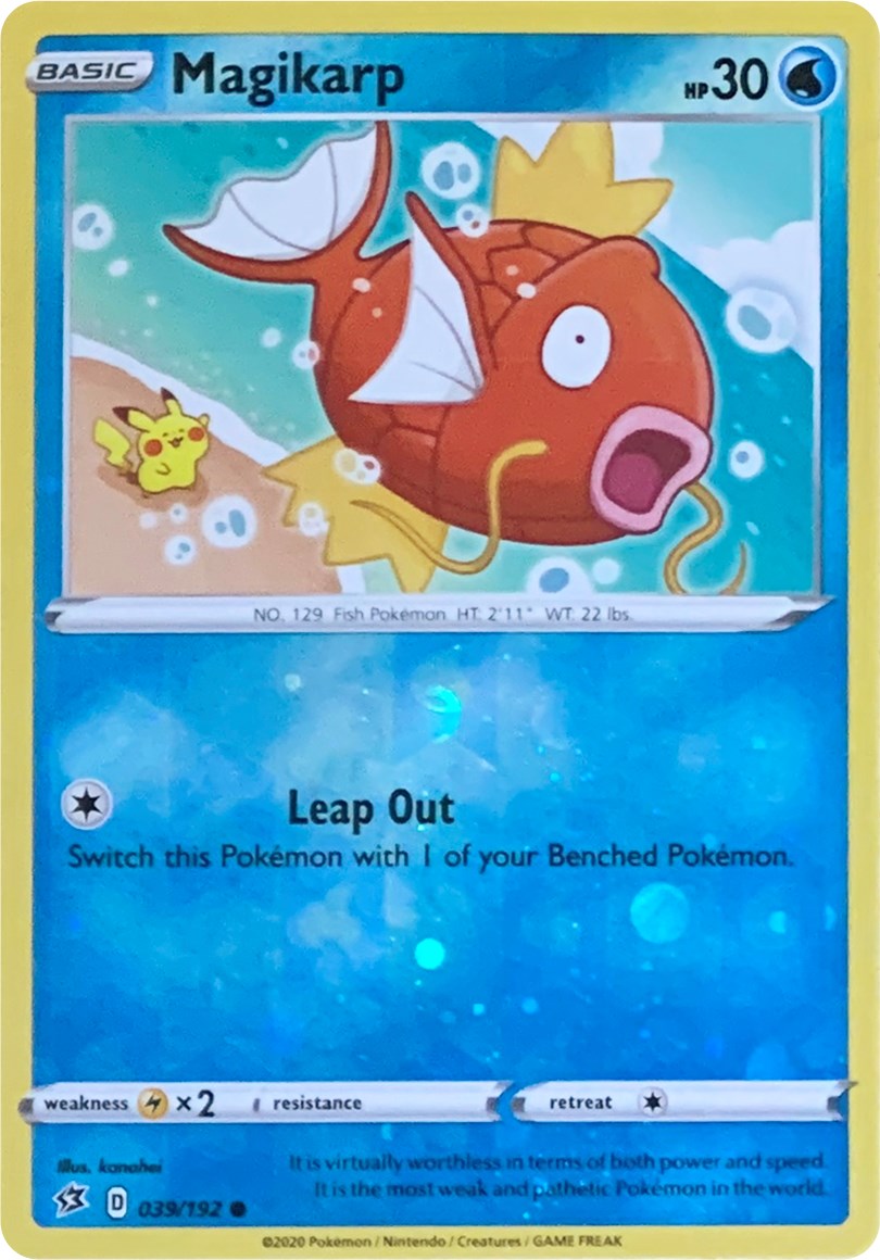 Magikarp (039/192) (Reverse Cosmos Holo) [Sword & Shield: Rebel Clash] | Jomio and Rueliete's Cards and Comics
